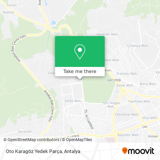 Oto Karagöz Yedek Parça map