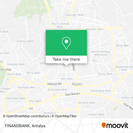 FİNANSBANK map