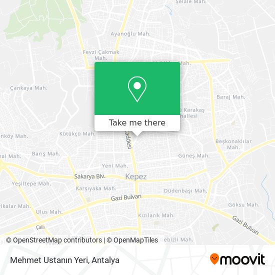 Mehmet Ustanın Yeri map