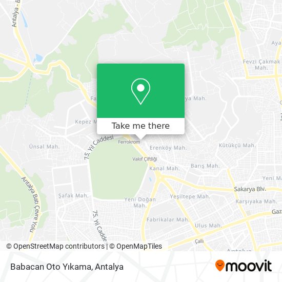 Babacan Oto Yıkama map
