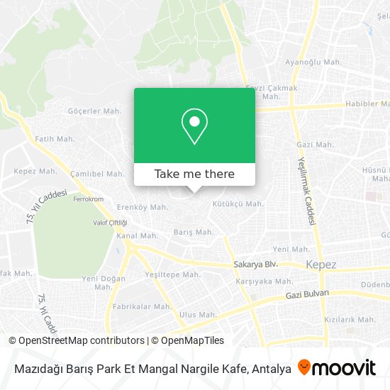 Mazıdağı Barış Park Et Mangal Nargile Kafe map