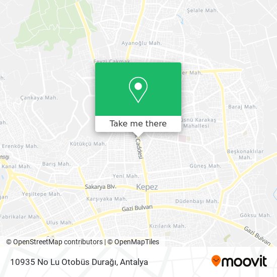10935 No Lu Otobüs Durağı map
