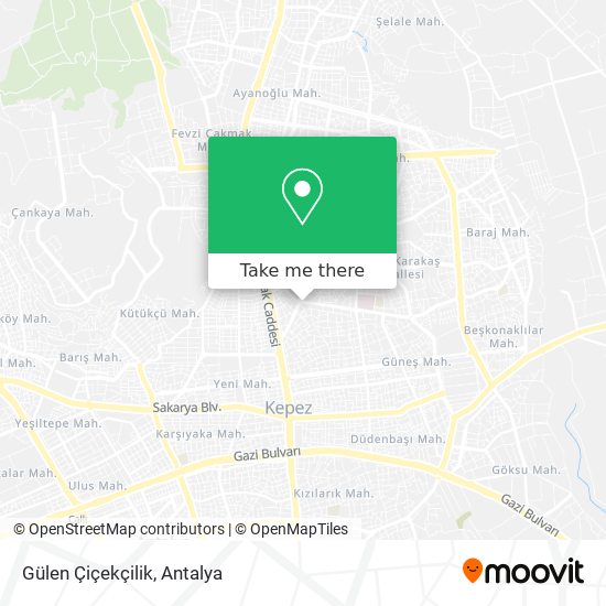 Gülen Çiçekçilik map
