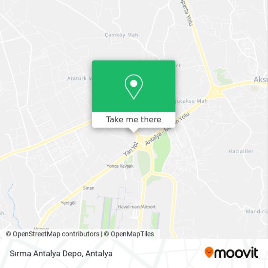 Sırma Antalya Depo map