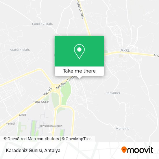 Karadeniz Günısı map