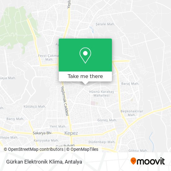 Gürkan Elektronik Klima map