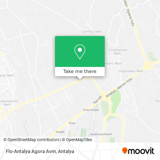 Flo-Antalya Agora Avm map