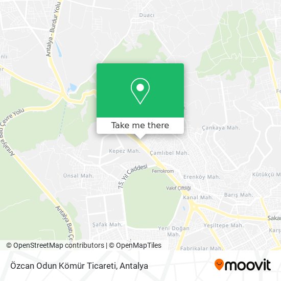 Özcan Odun Kömür Ticareti map