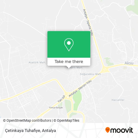 Çetinkaya Tuhafiye map
