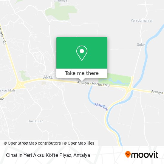 Cihat'in Yeri Aksu Köfte Piyaz map