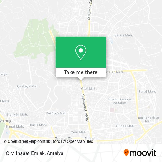 C M İnşaat Emlak map