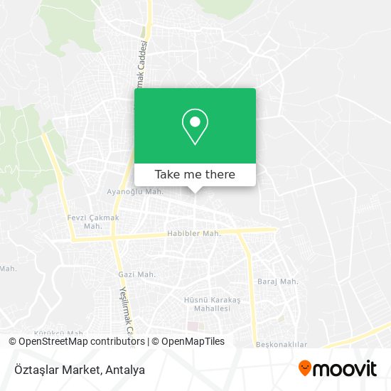 Öztaşlar Market map