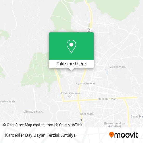 Kardeşler Bay Bayan Terzisi map