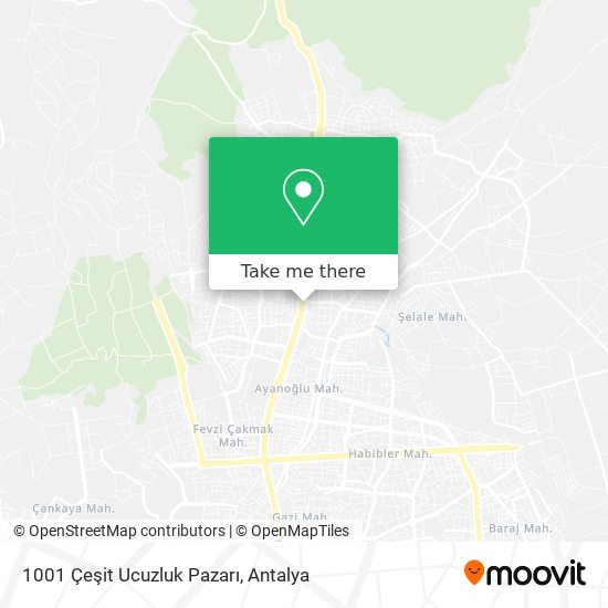 1001 Çeşit Ucuzluk Pazarı map