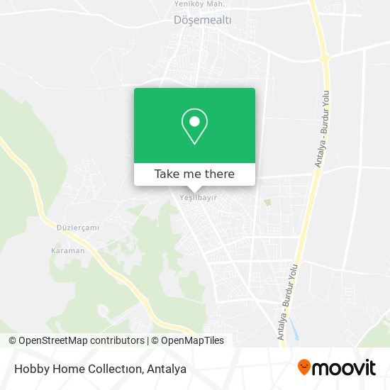 Hobby Home Collectıon map