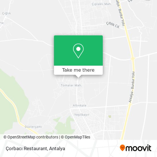 Çorbacı Restaurant map