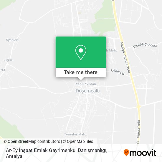 Ar-Ey İnşaat Emlak Gayrimenkul Danışmanlığı map