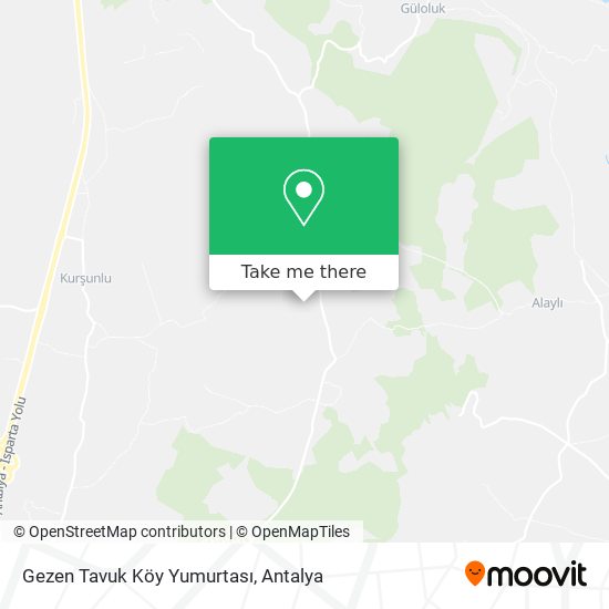 Gezen Tavuk Köy Yumurtası map