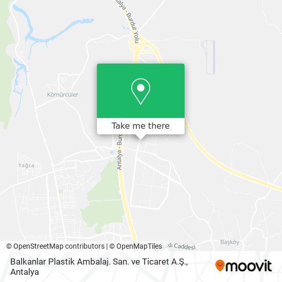 Balkanlar Plastik Ambalaj. San. ve Ticaret A.Ş. map