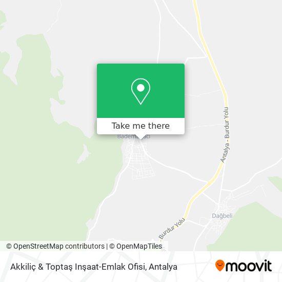 Akkiliç & Toptaş Inşaat-Emlak Ofisi map