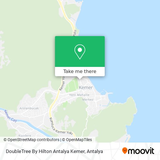 DoubleTree By Hilton Antalya Kemer map