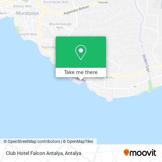 Club Hotel Falcon Antalya map