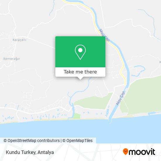 Kundu Turkey map