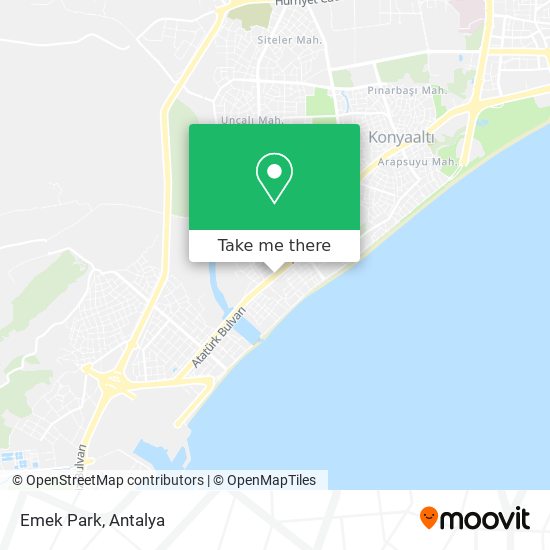 Emek Park map