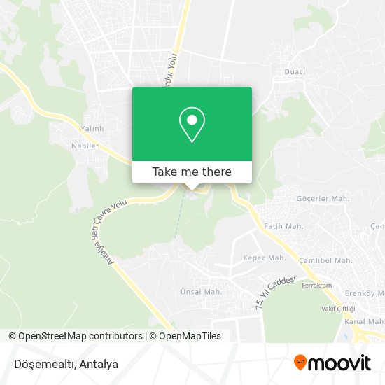 Döşemealtı map