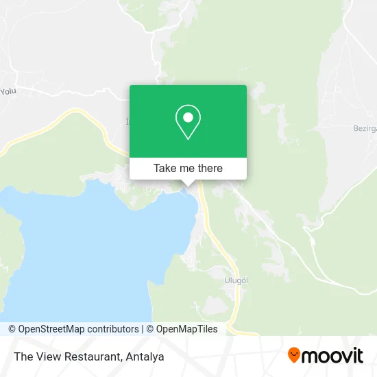 The View Restaurant map