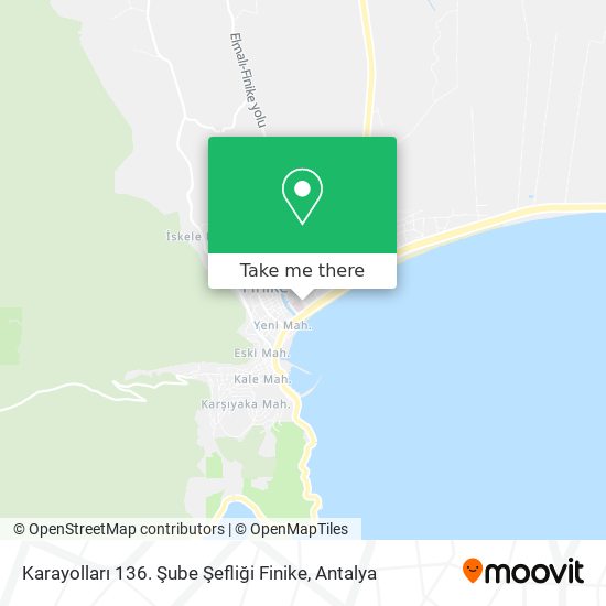 Karayolları 136. Şube Şefliği Finike map