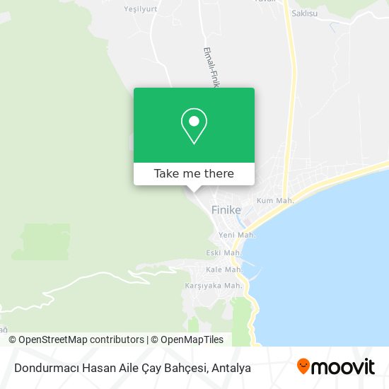 Dondurmacı Hasan Aile Çay Bahçesi map