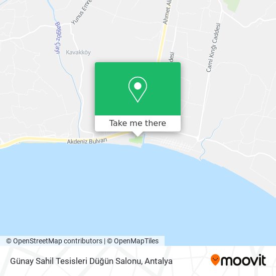 Günay Sahil Tesisleri Düğün Salonu map