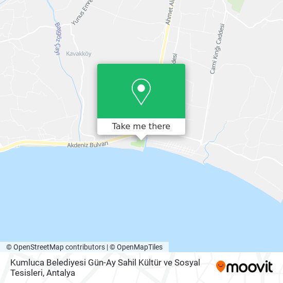 Kumluca Belediyesi Gün-Ay Sahil Kültür ve Sosyal Tesisleri map