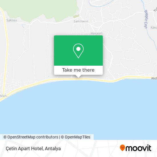 Çetin Apart Hotel map