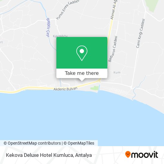 Kekova Deluxe Hotel Kumluca map