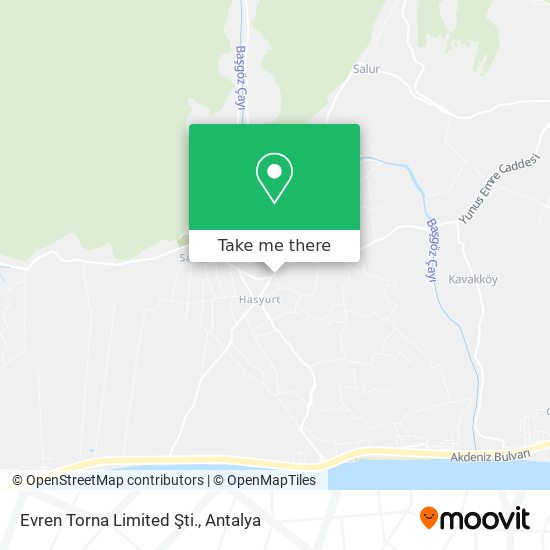 Evren Torna Limited Şti. map