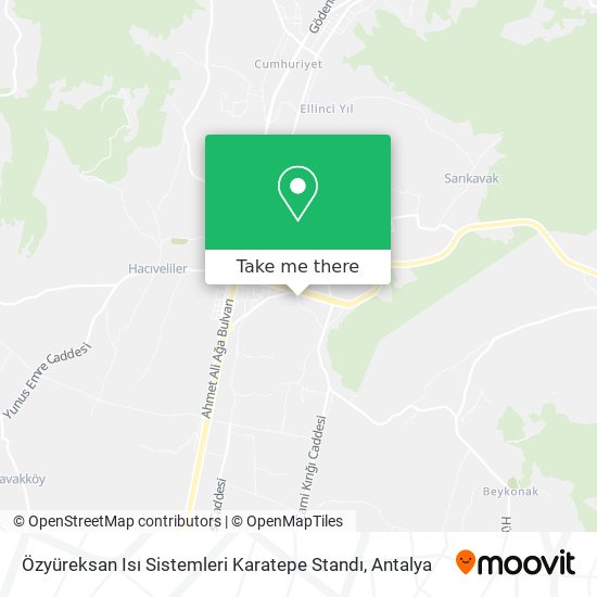 Özyüreksan Isı Sistemleri Karatepe Standı map