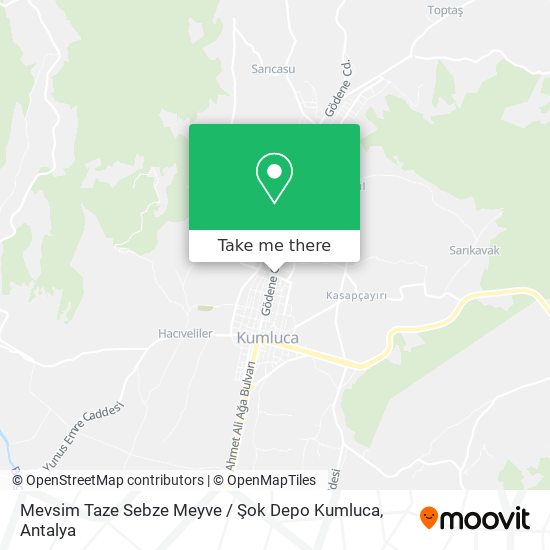 Mevsim Taze Sebze Meyve / Şok Depo Kumluca map