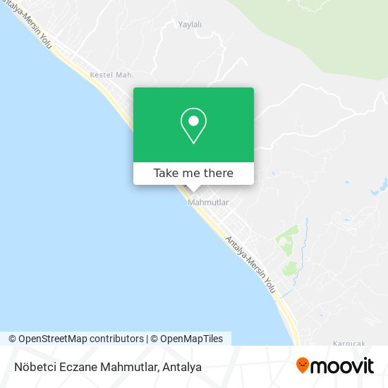 Nöbetci Eczane Mahmutlar map