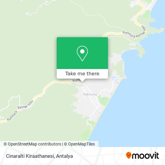 Cinaralti Kiraathanesi map
