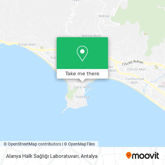 Alanya Halk Sağlığı Laboratuvarı map