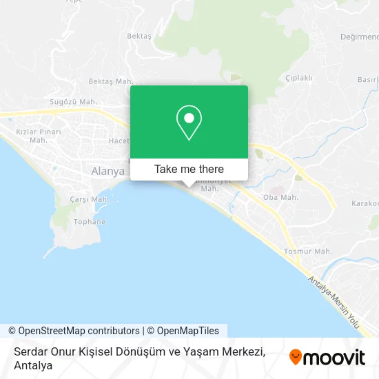 Serdar Onur Kişisel Dönüşüm ve Yaşam Merkezi map