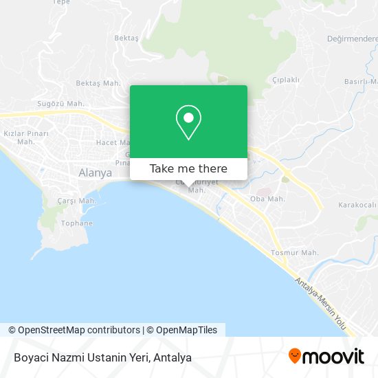 Boyaci Nazmi Ustanin Yeri map