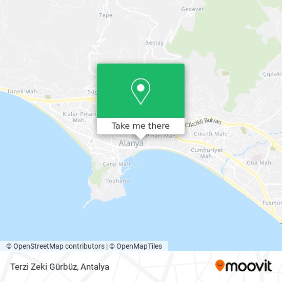 Terzi Zeki Gürbüz map