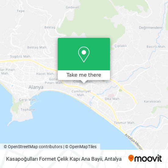 Kasapoğulları Formet Çelik Kapı Ana Bayii map