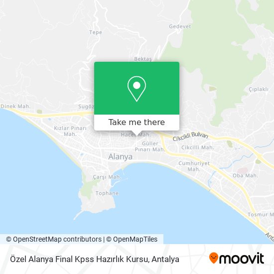 Özel Alanya Final Kpss Hazırlık Kursu map