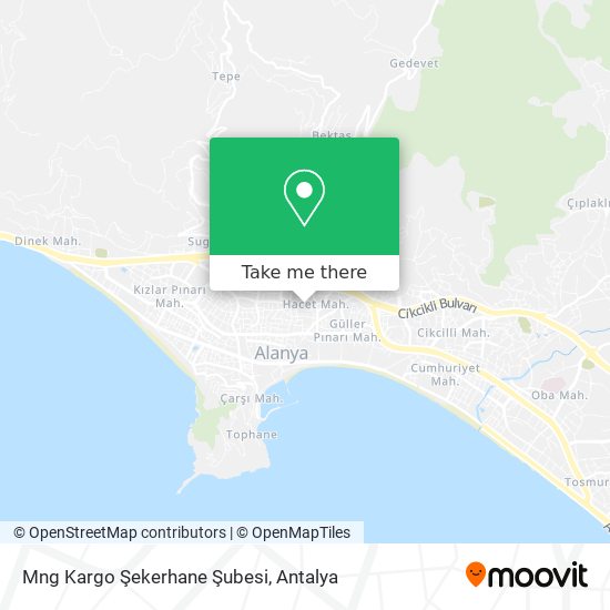 Mng Kargo Şekerhane Şubesi map