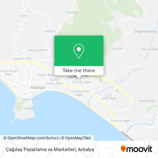 Çağdaş Pazarlama ve Marketleri map
