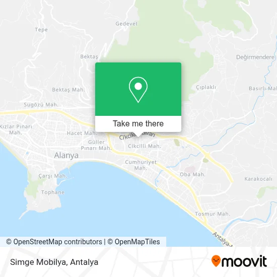 Simge Mobilya map